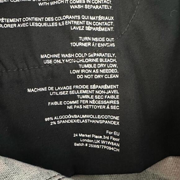 Women's BDG Urban Outfitters Red Black Floral Print Mid Rise Twig Jeans 29 X 29 - Picture 7 of 8